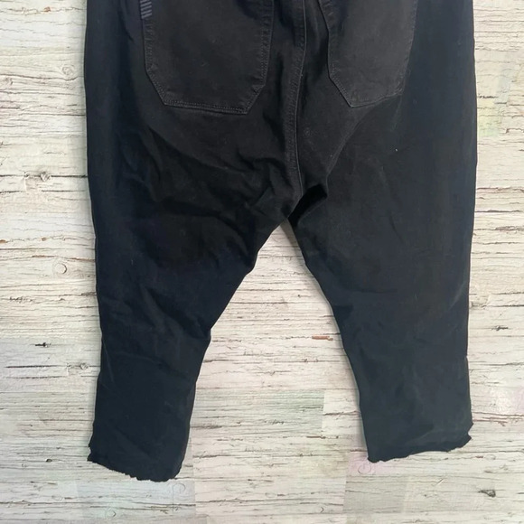 Paige Mayslie Coated Black Joggers size 31 - Picture 10 of 12